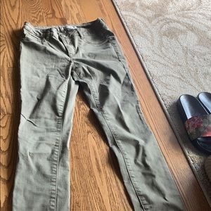 Refuge green skinny jeans size 0